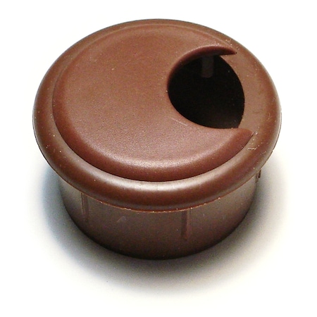 Midwest Fastener 1-1/2" x 1.2" Brown Nylon Plastic Computer Grommets 2PK 31721